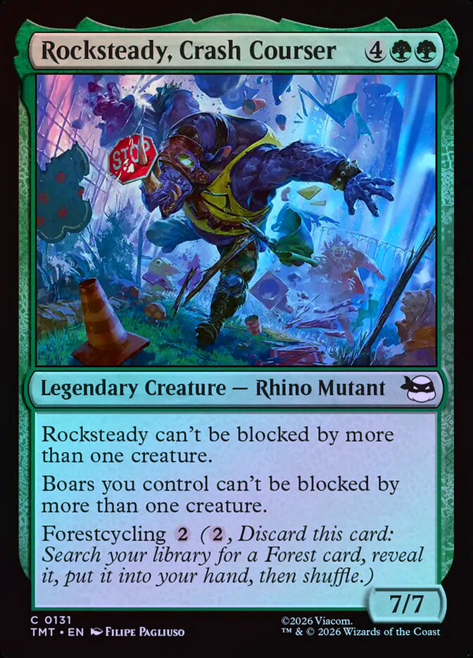 Rocksteady, Crash Courser - Foil