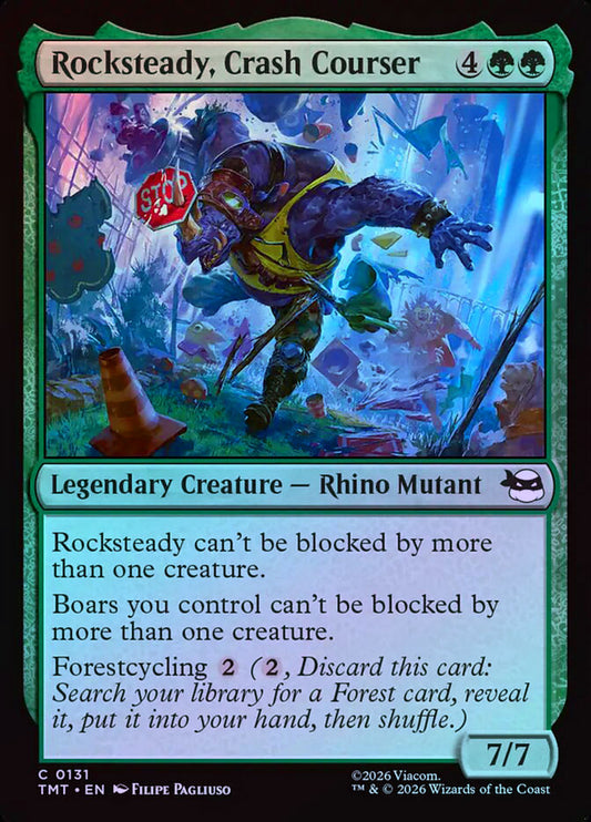 Rocksteady, Crash Courser - Foil