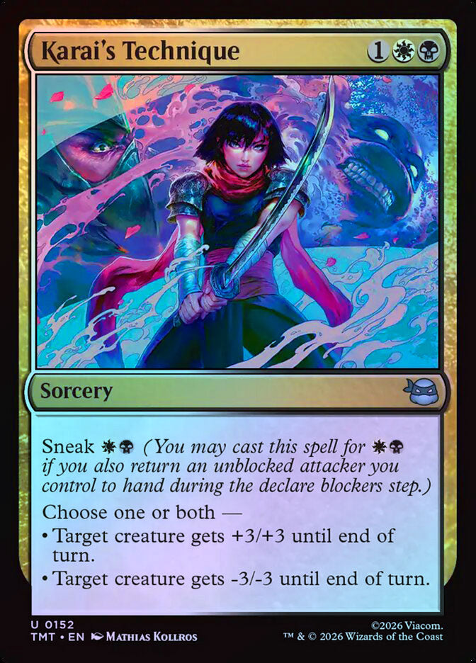 Karai's Technique - Foil
