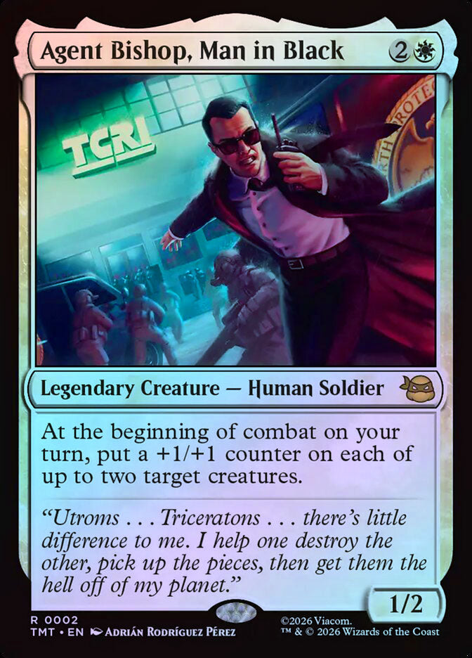 Agent Bishop, Man in Black - Foil