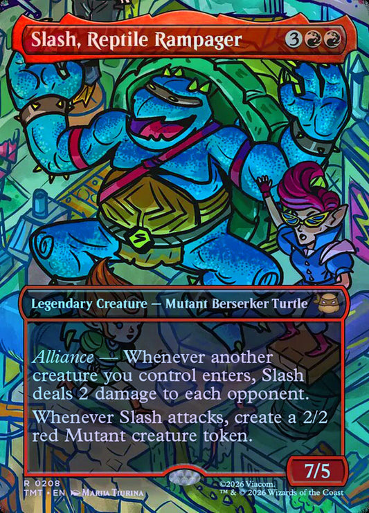 Slash, Reptile Rampager (Borderless) - Foil