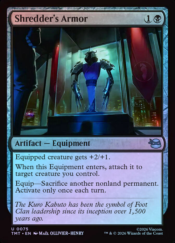 Shredder's Armor - Foil