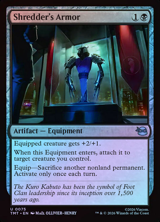 Shredder's Armor - Foil