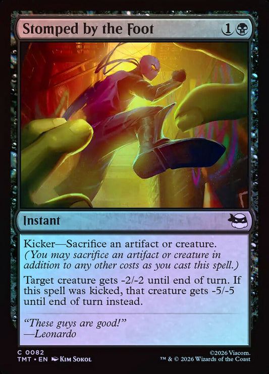 Stomped by the Foot - Foil