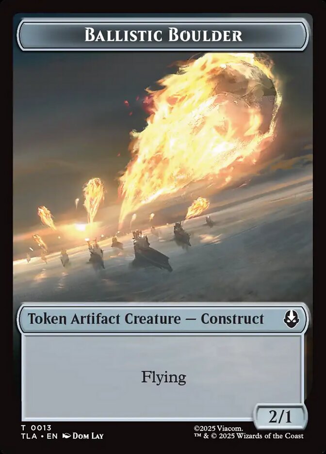 Ballistic Boulder (013 Double-Sided Token