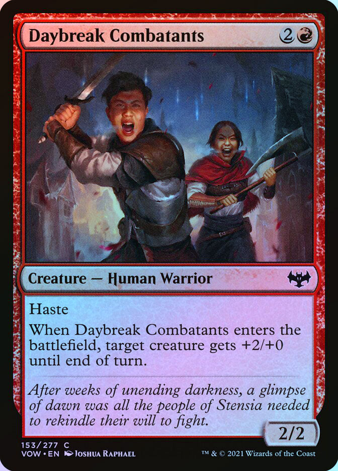 Daybreak Combatants - Foil