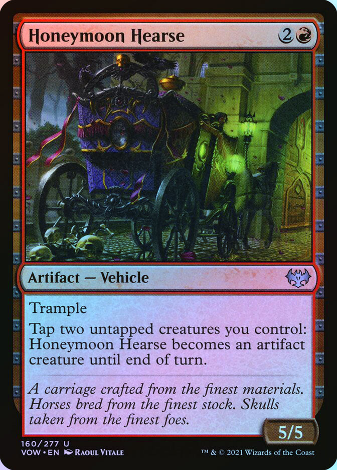 Honeymoon Hearse - Foil