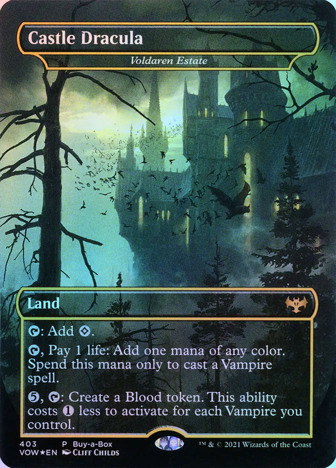 Castle Dracula Voldaren Estate (Buy-a-Box) (Borderless) - Foil