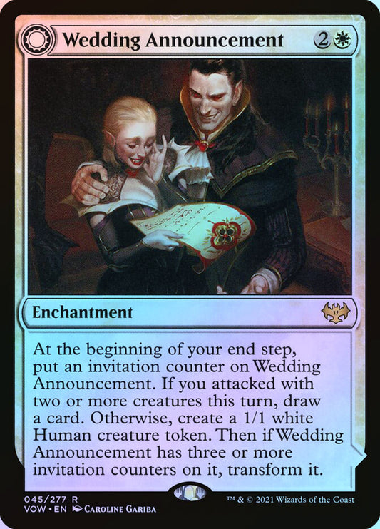 Wedding Announcement - Foil