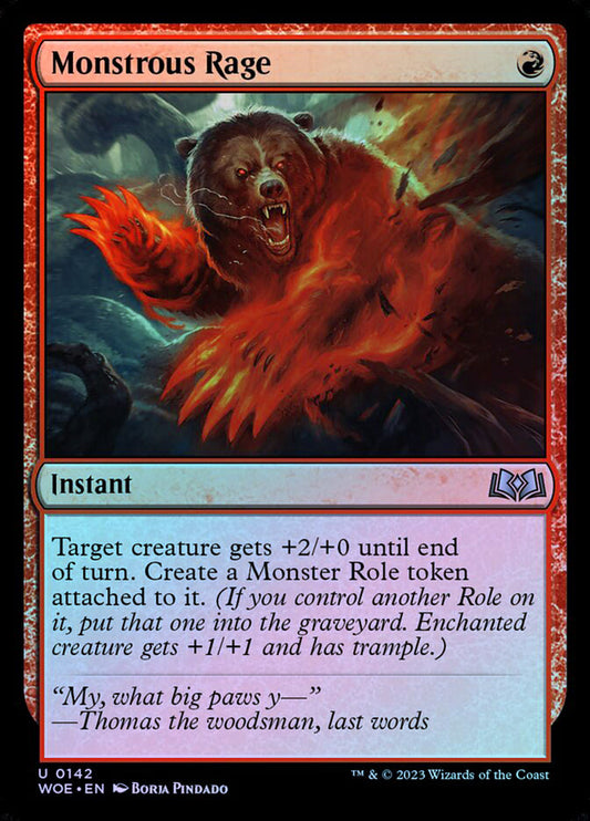 Monstrous Rage - Foil