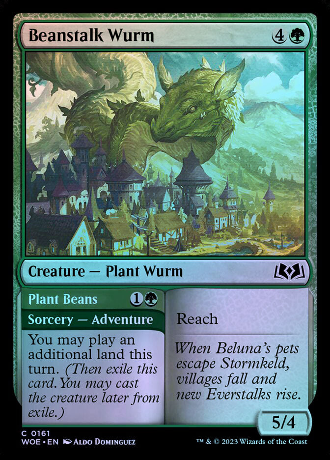 Beanstalk Wurm // Plant Beans - Foil