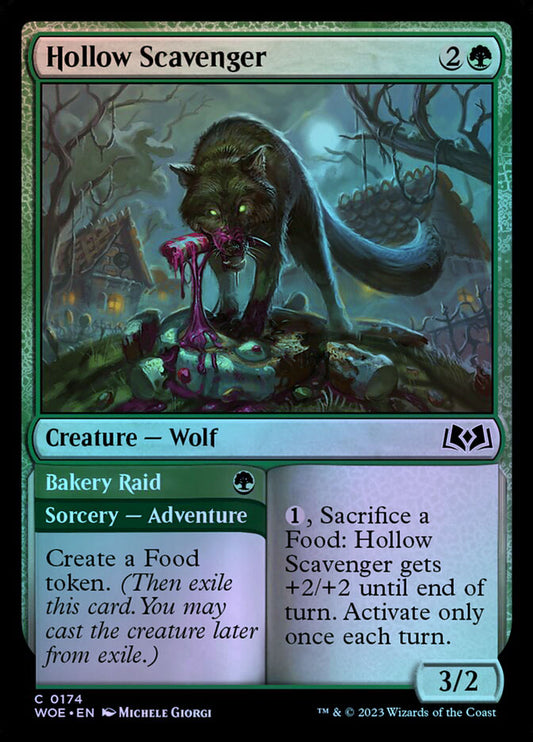 Hollow Scavenger // Bakery Raid - Foil
