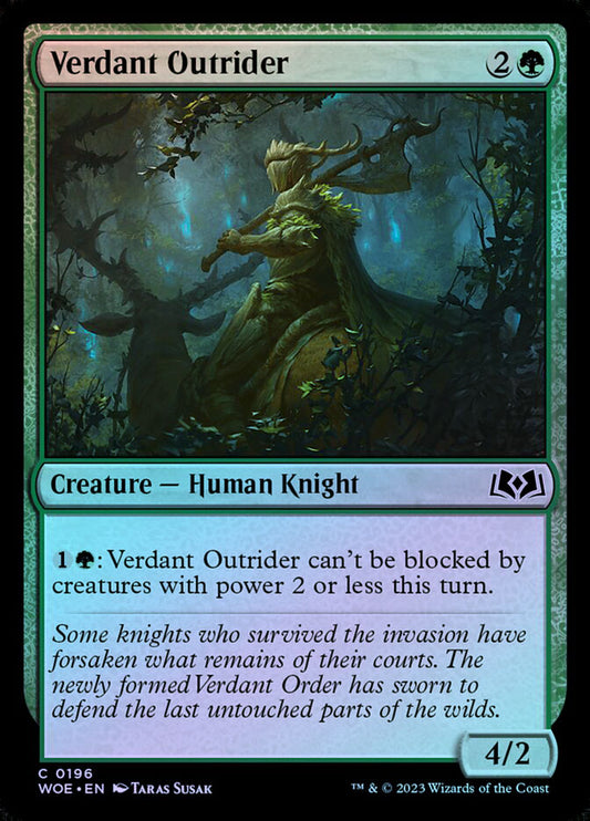 Verdant Outrider - Foil