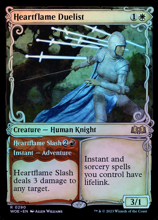 Heartflame Duelist // Heartflame Slash (Showcase) - Foil