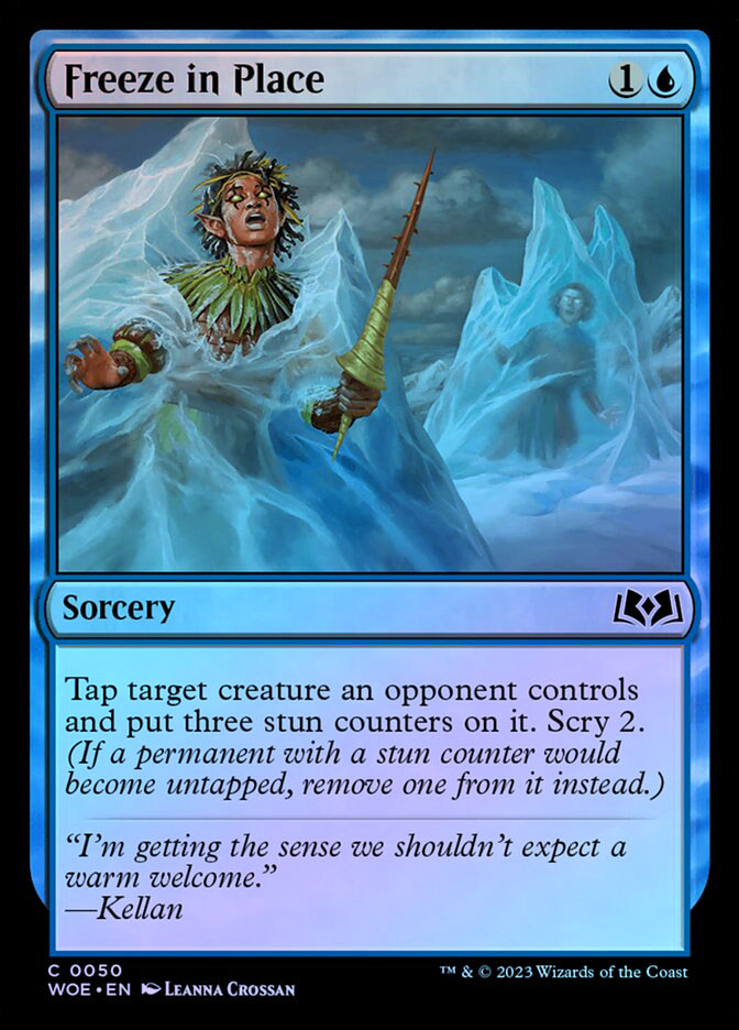 Freeze in Place - Foil