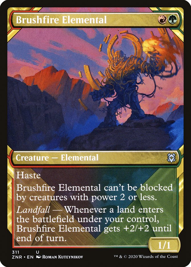 Brushfire Elemental (Showcase)